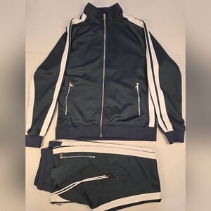 Jordan Craig Black and White Track Jacket